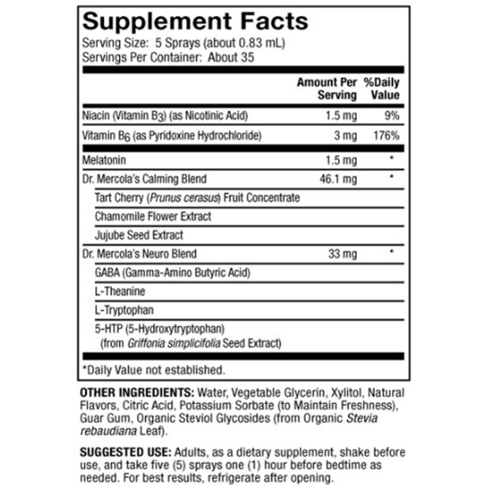Melatonin Sleep Support Spray