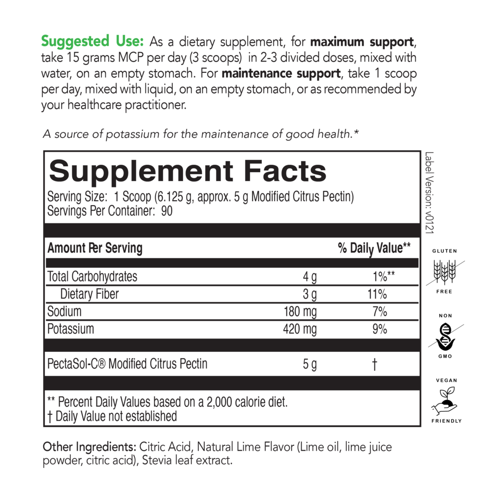 PectaSol® Modified Citrus Pectin, Lime Infusion