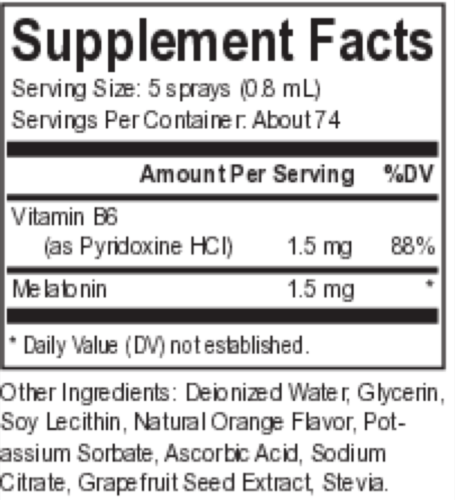 Melatonin Spray