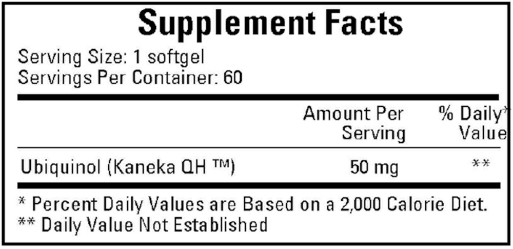 Ubiquinol 50mg