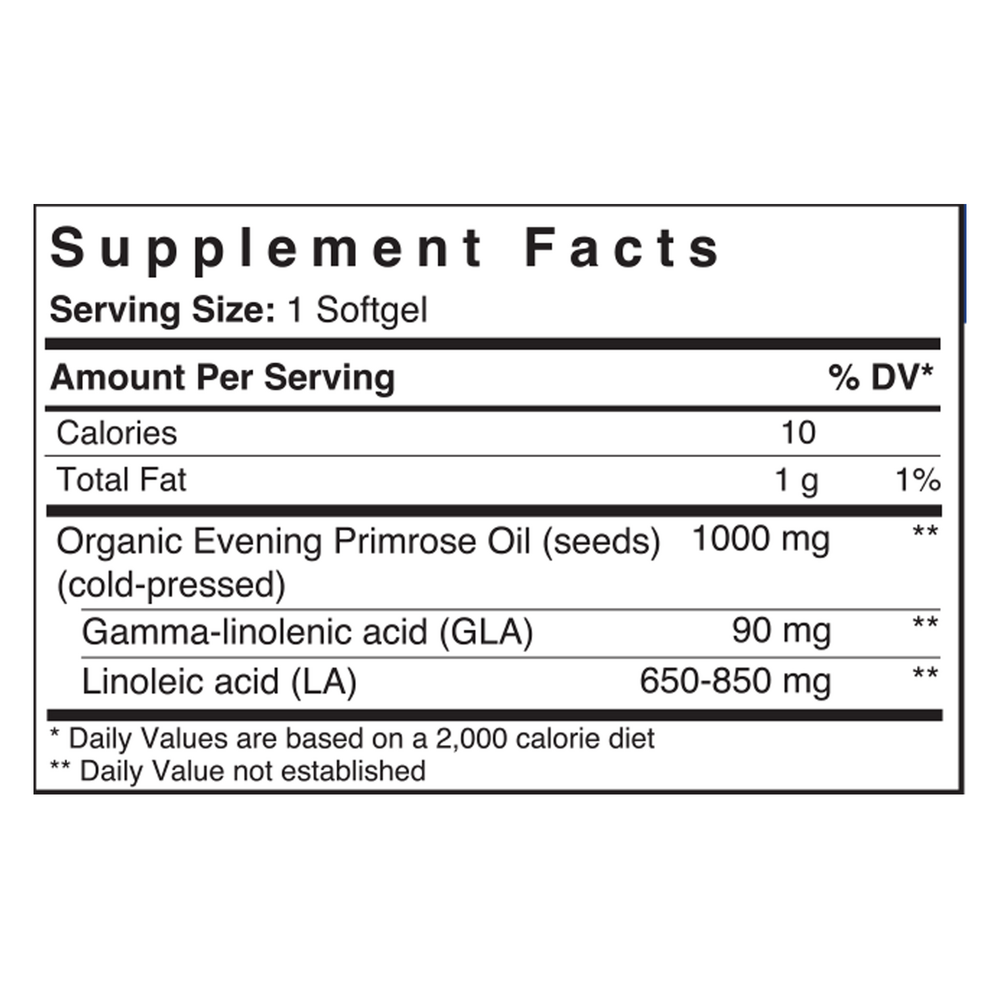 Evening Primrose Oil 1000mg