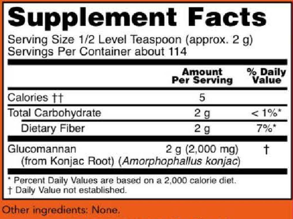 Glucomannan Powder