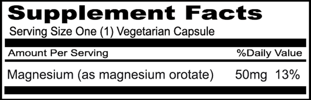 Magnesium Orotate 50mg