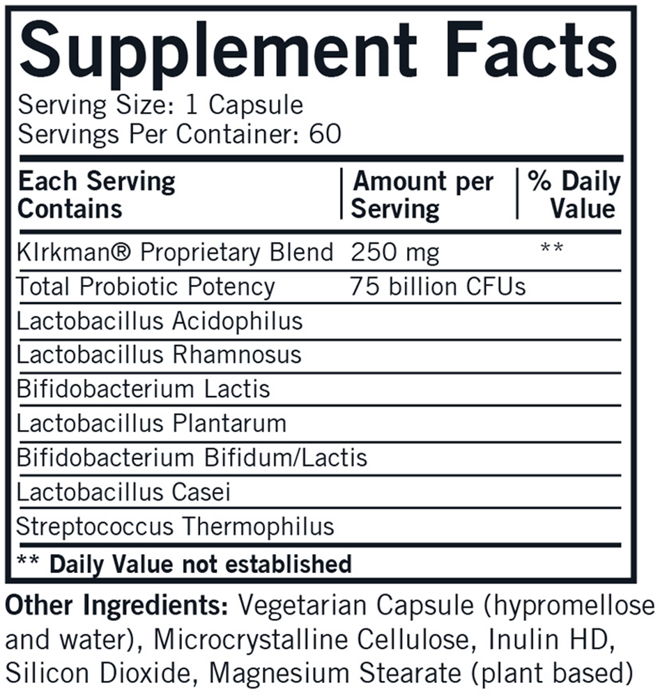 Super Pro-Bio™ 75 Billion Capsules - Bio-Max Series - Hypoallergenic