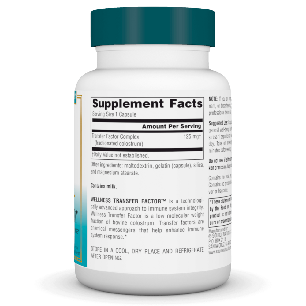 Wellness Transfer Factor 125mg