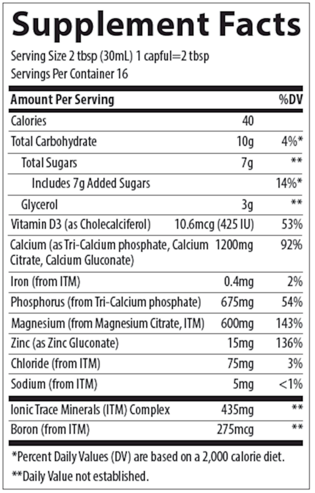 Liquid Cal/Mag/Zinc - Pina Coloda