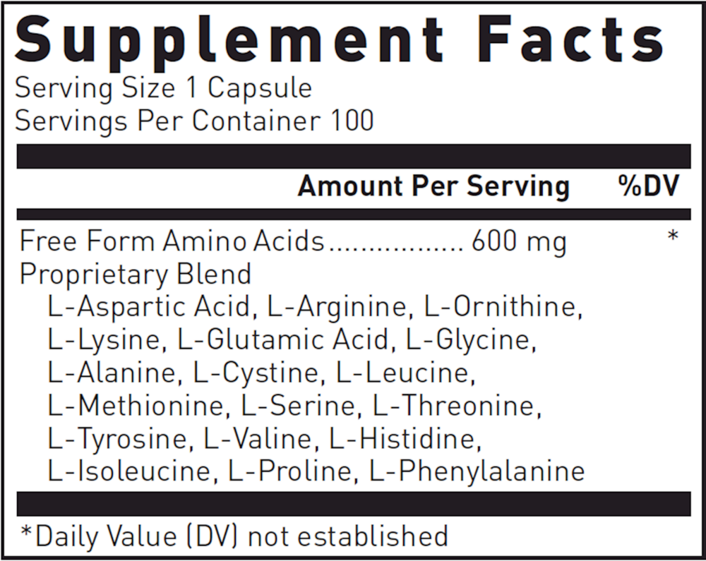 Free Form Amino Caps