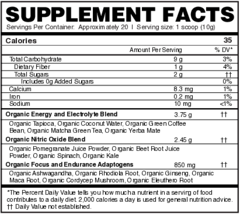 Renewable Energy: Pre-Workout Powder - Beet & Pomegranate