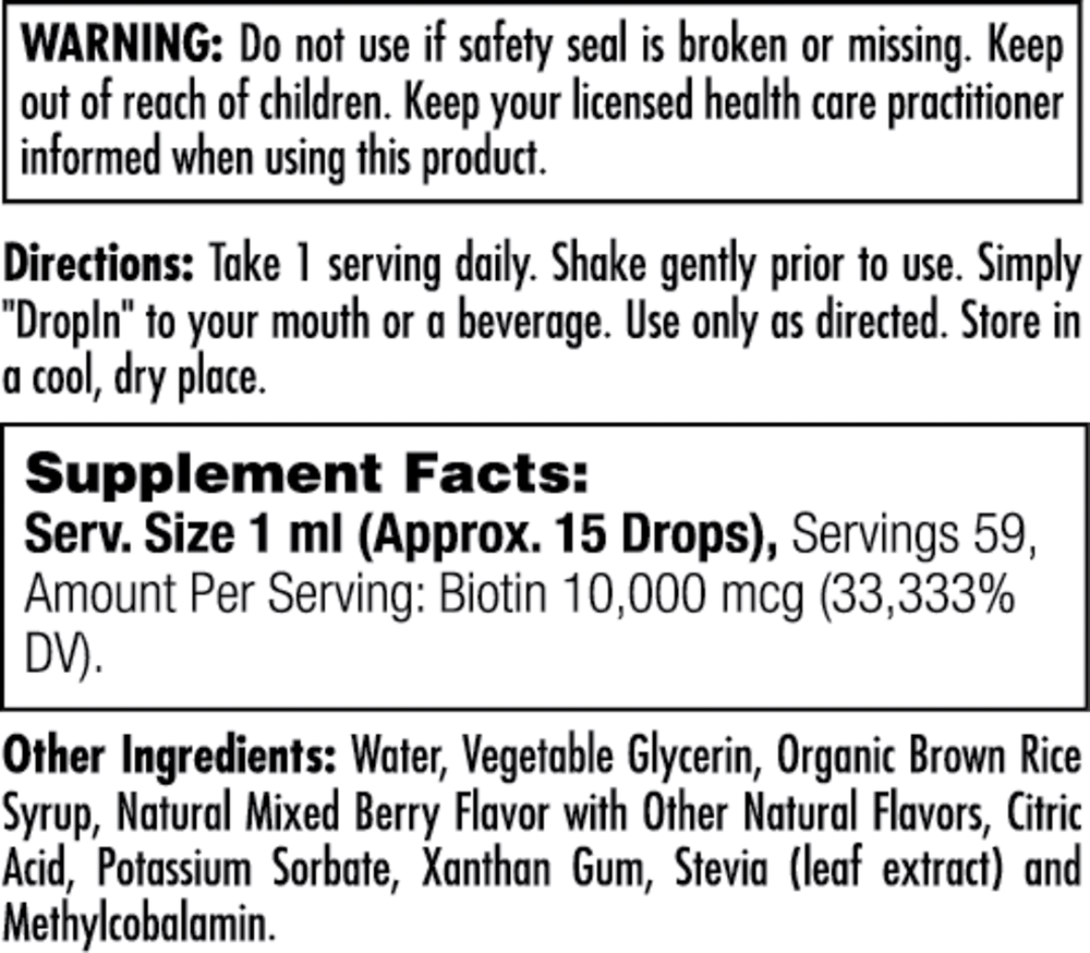 Ultra Biotin Veg Berry