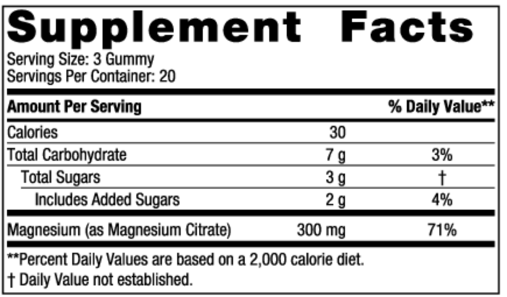 Magnesium Gummies