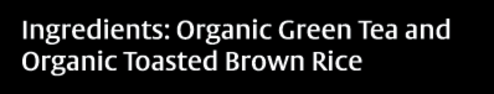 Genmaicha Green Tea with Rice Organic