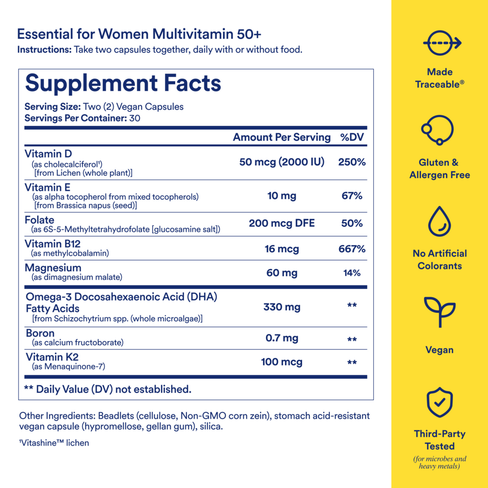 Essential for Women Multivitamin 50+