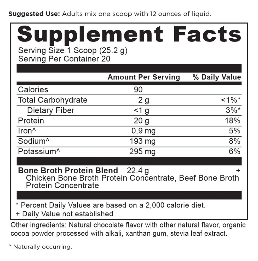 Bone Broth Protein - Chocolate