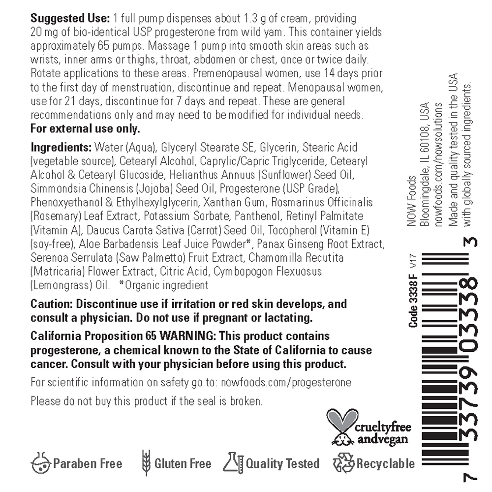 Progesterone Balancing Skin Cream