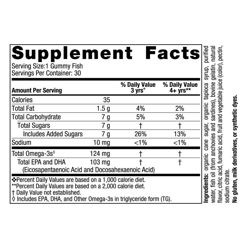 Nordic® Omega-3 Gummy Fish