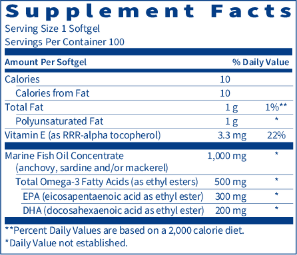 Marine Fish Oil