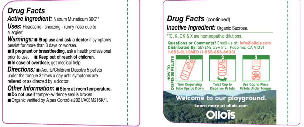 Olloïs Natrum Muriaticum 30c Pellets, 80