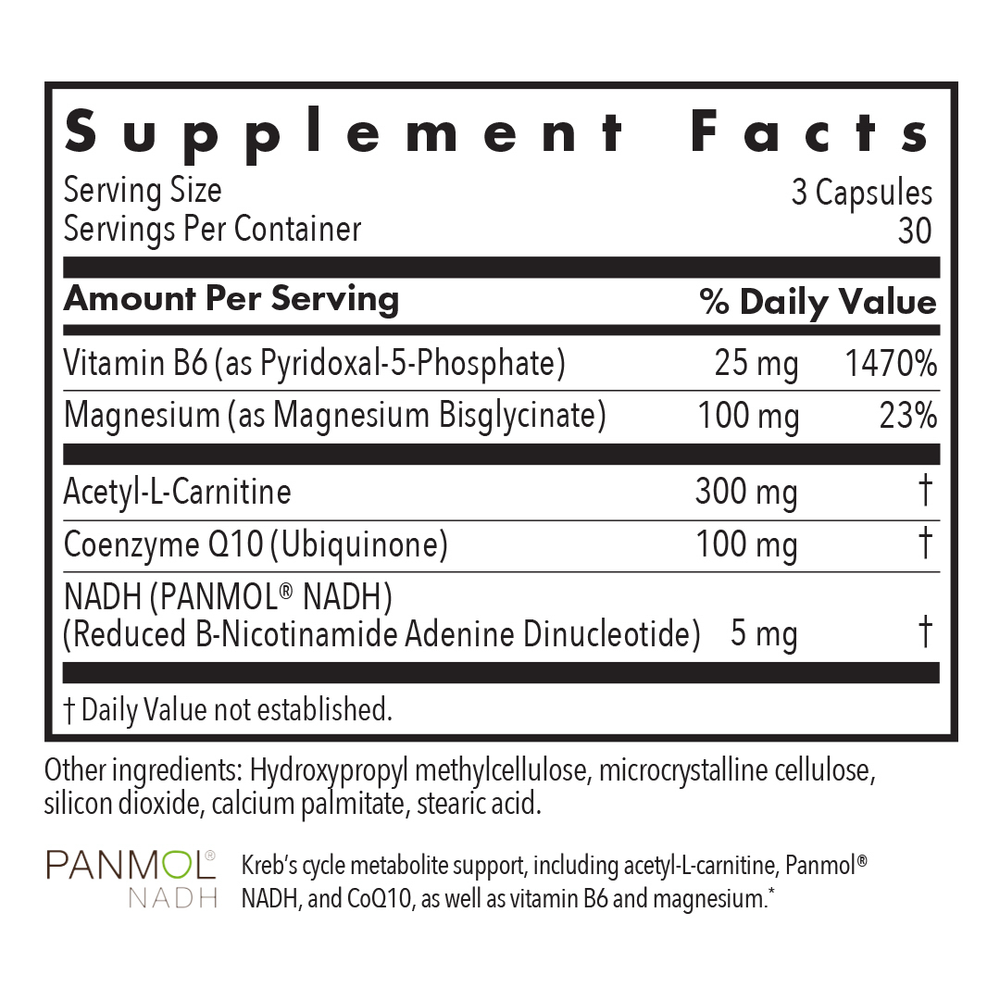 Mitochondrial Cofactors Cellular Energy Formula*
