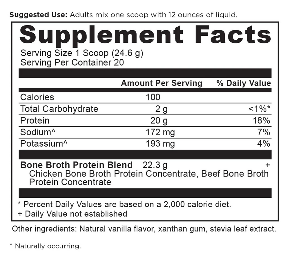 Bone Broth Protein - Vanilla