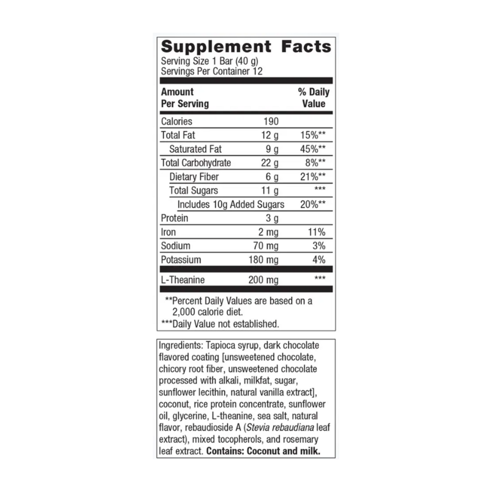 Ultra Calm Bar, Chocolate Coconut (California Only)