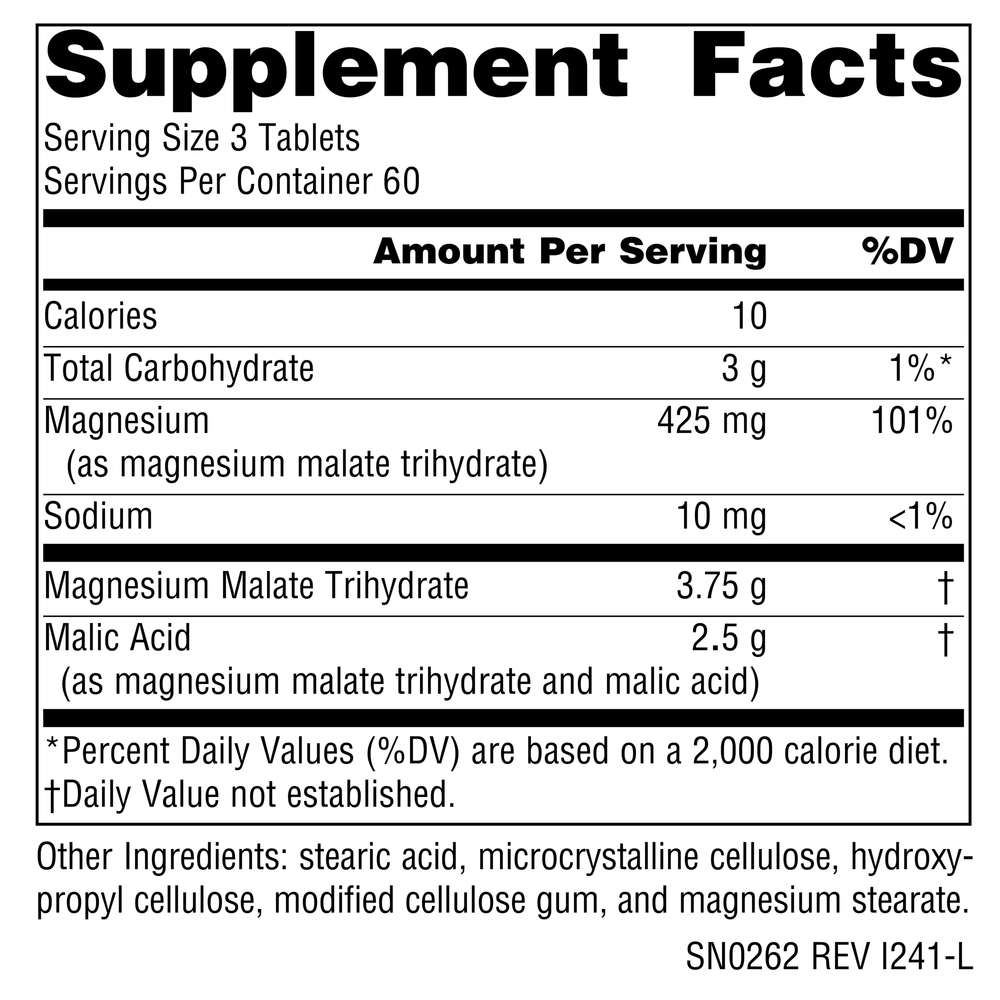 Magnesium Malate 1250mg