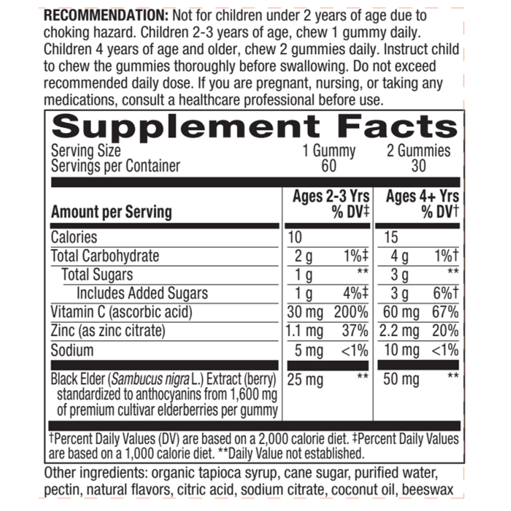 Sambucus for Kids