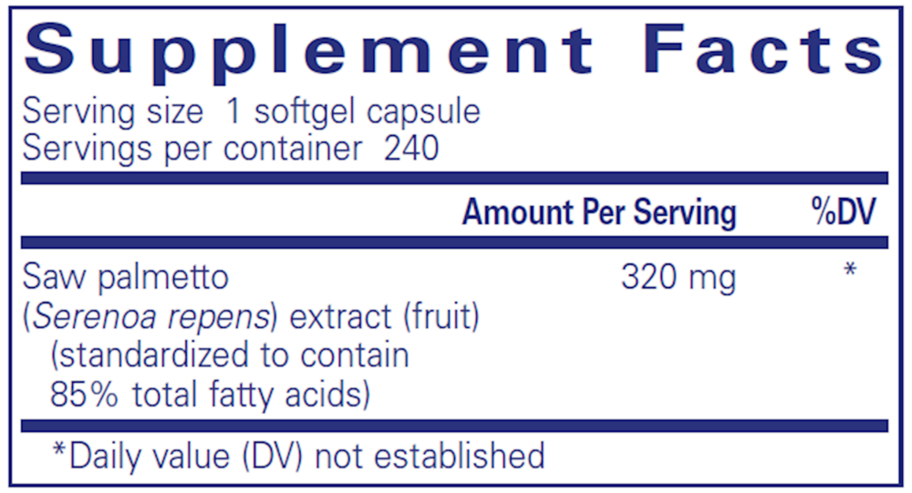 Saw Palmetto 320