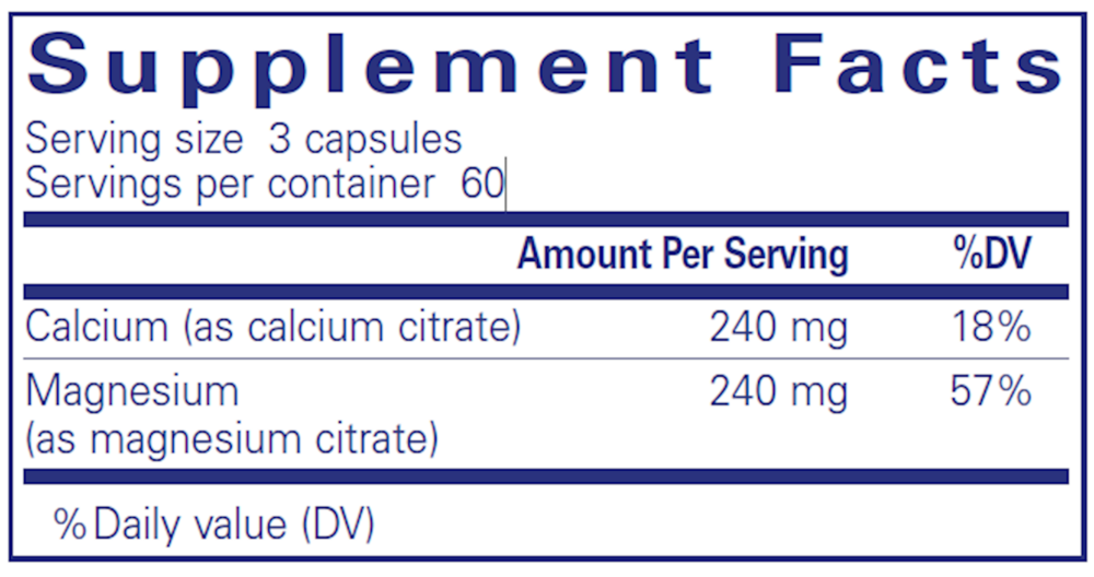 Calcium Magnesium (Citrate)