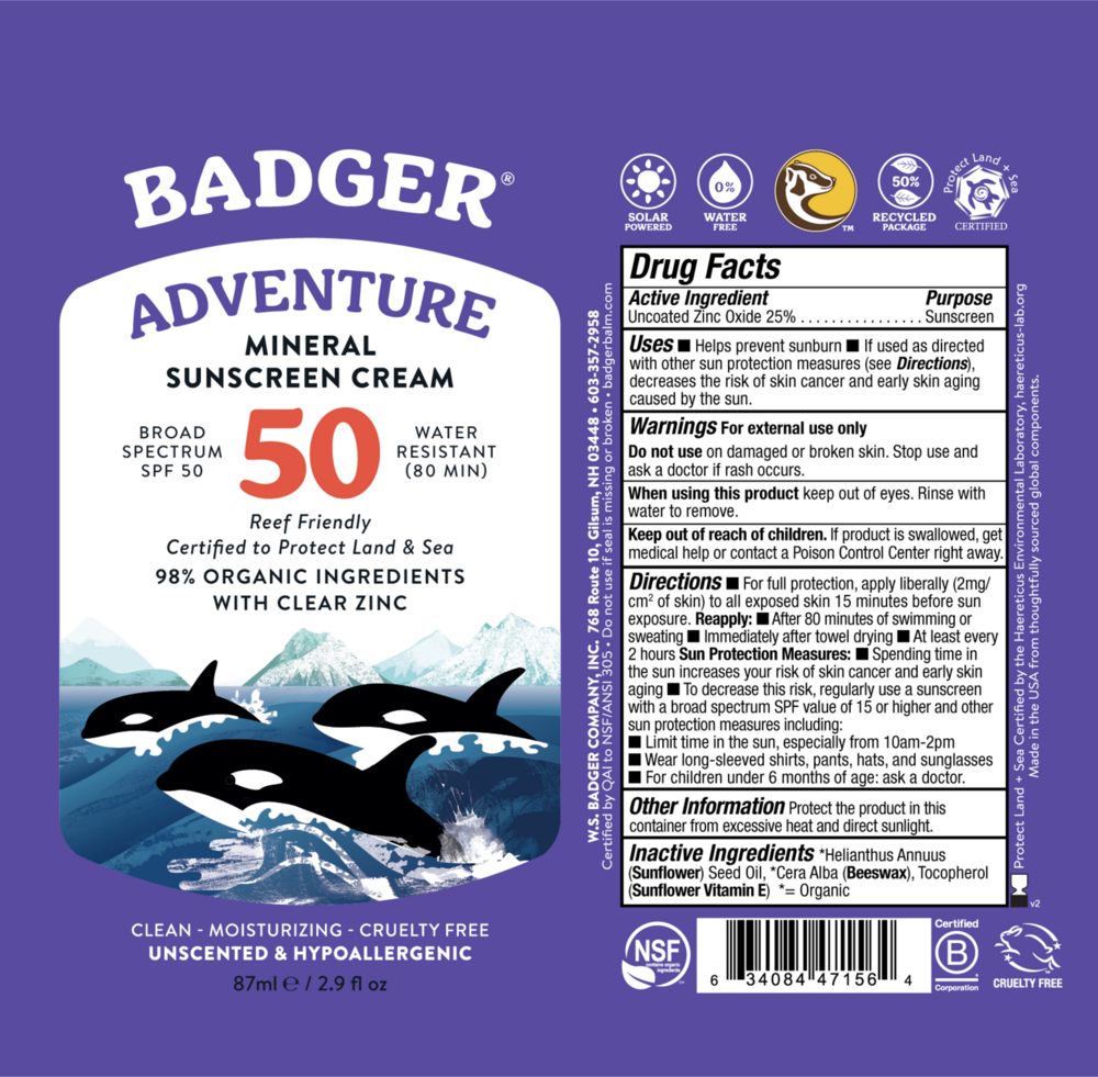SPF 50 Adventure Sport Mineral Sunscreen