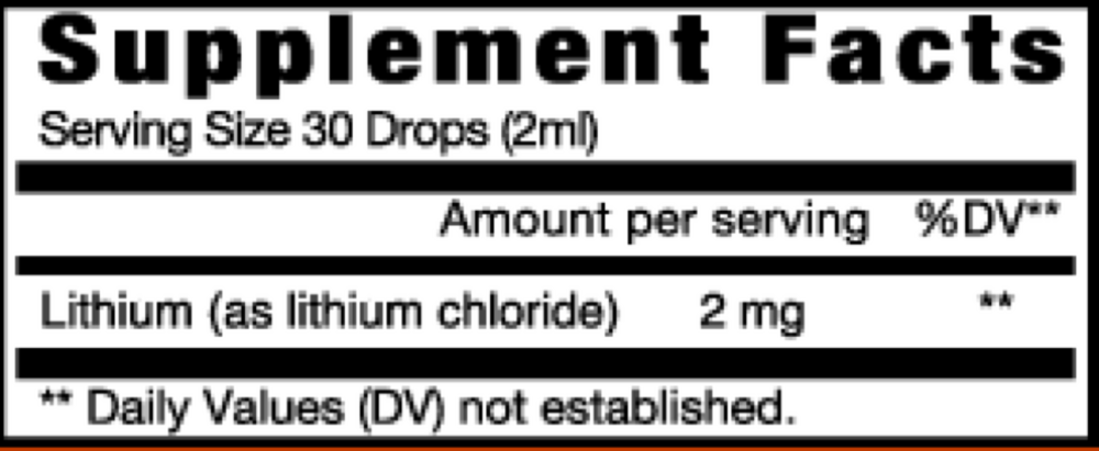 Lithium liquid concentrate