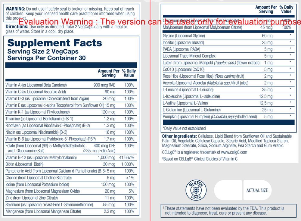Liposomal Men's MultiVitamin