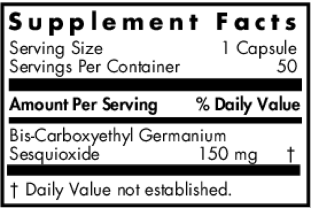 Germanium (Organic) 150mg