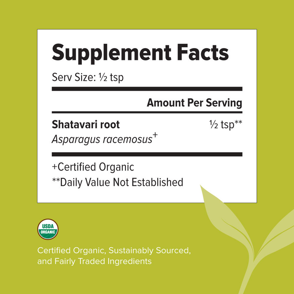 Shatavari Root Powder, Organic