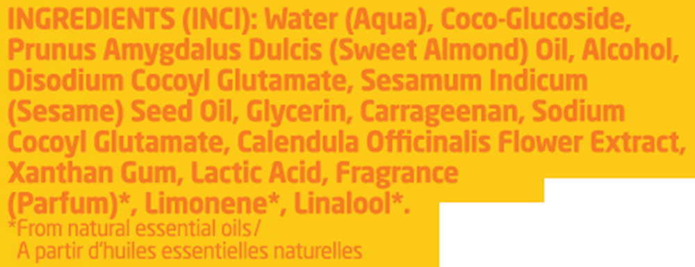 Calendula Shampoo and Body Wash