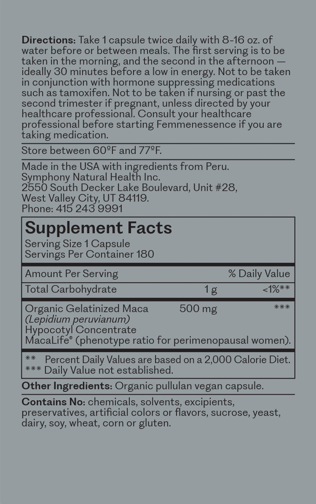 FemmenessencePRO PERI (Maca-GO®)