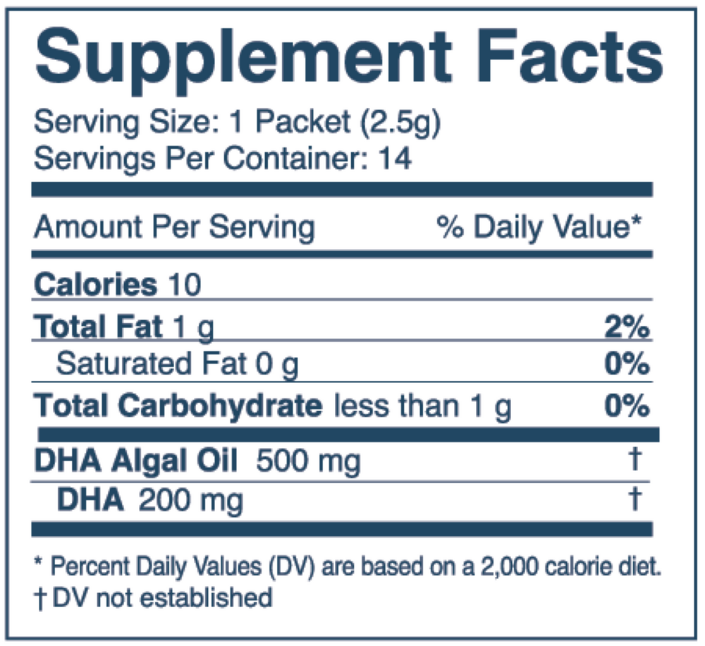 Vegan DHA MAX - Orange