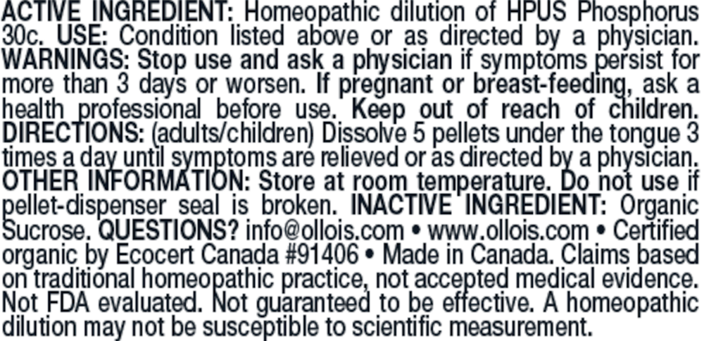 Olloïs Phosphorus 30c Pellets, 80ct - Or