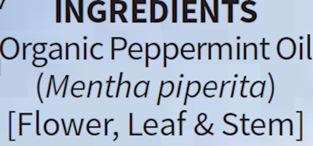 Peppermint Essential Oil Organic