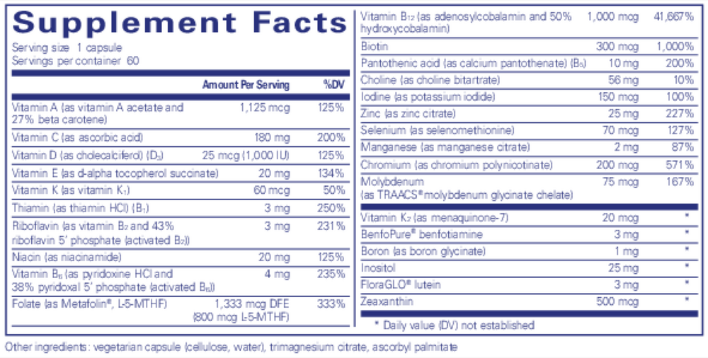 PureGenomics® Multivitamin