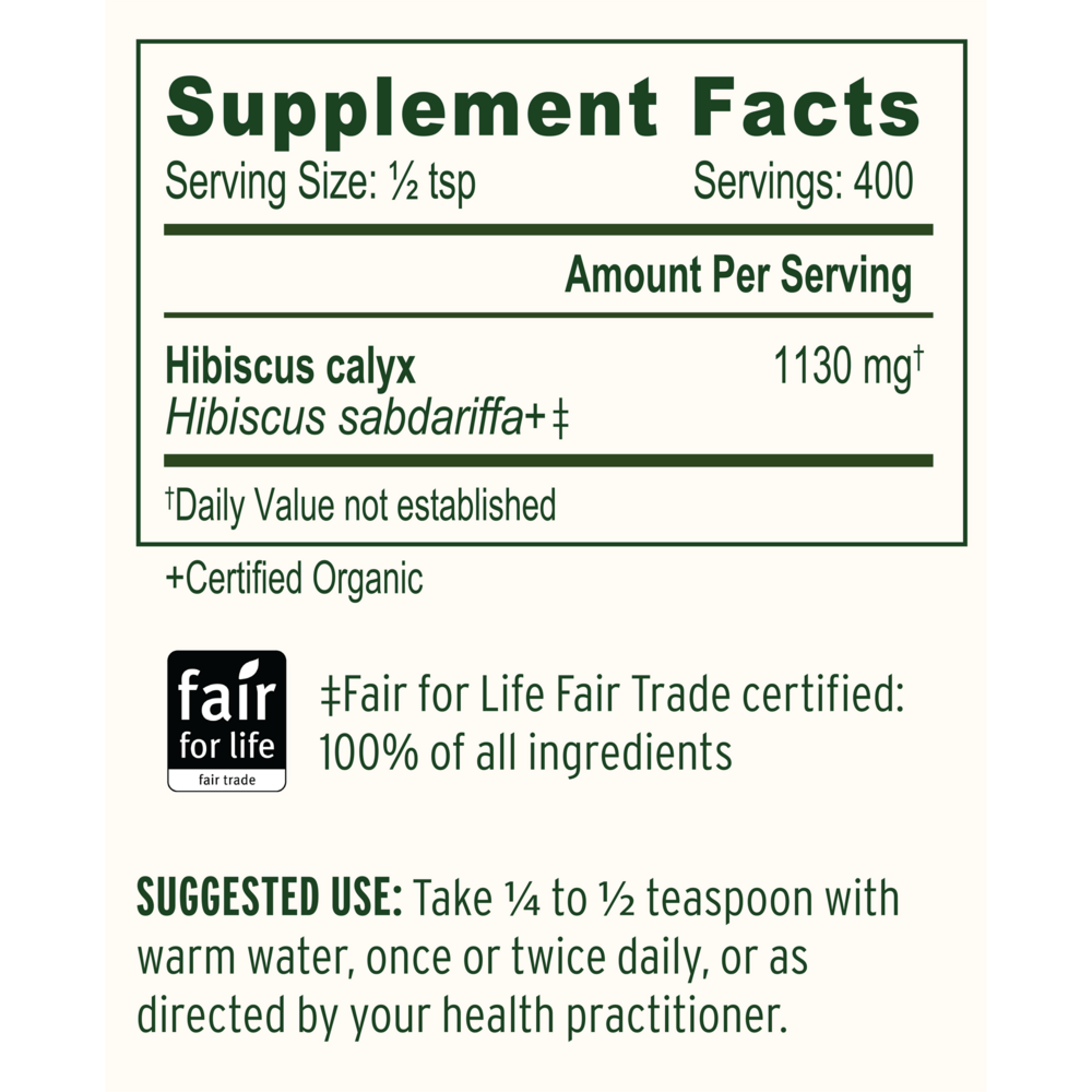 Hibiscus Powder Organic