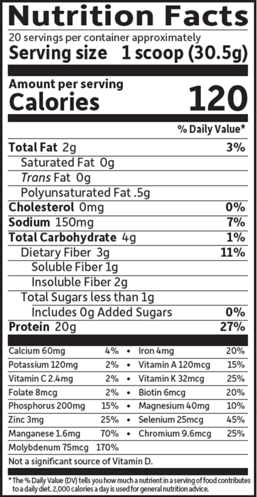 Raw Organic Protein and Greens Chocolate Powder