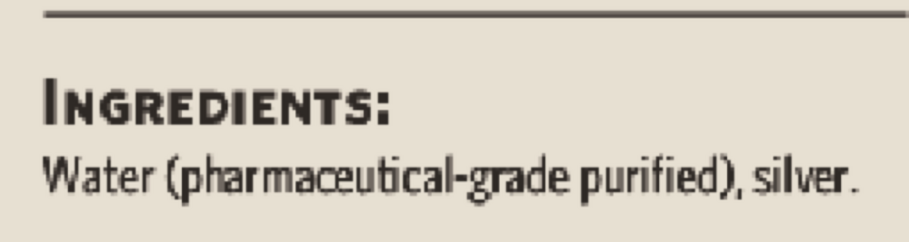 Bio-Active Silver Hydrosol Sinus Relief