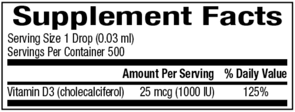 Vitamin D3 Drops