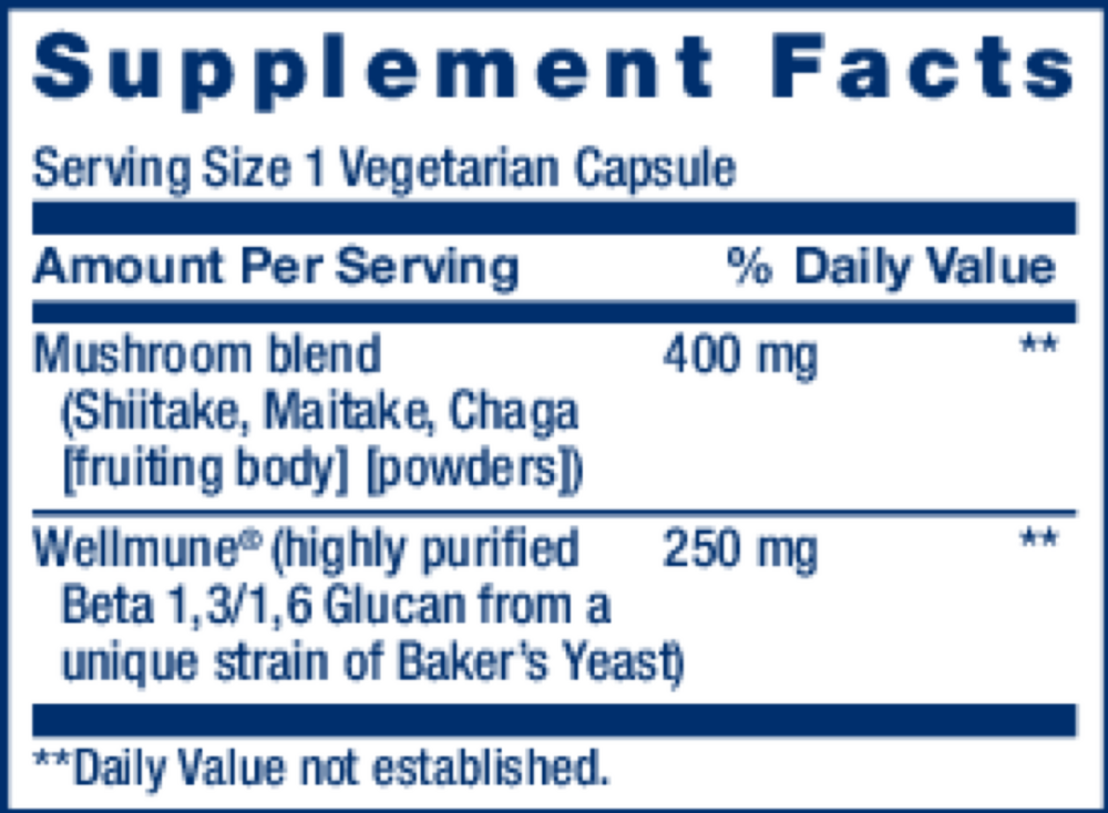 Mushroom Immune with Beta Glucans