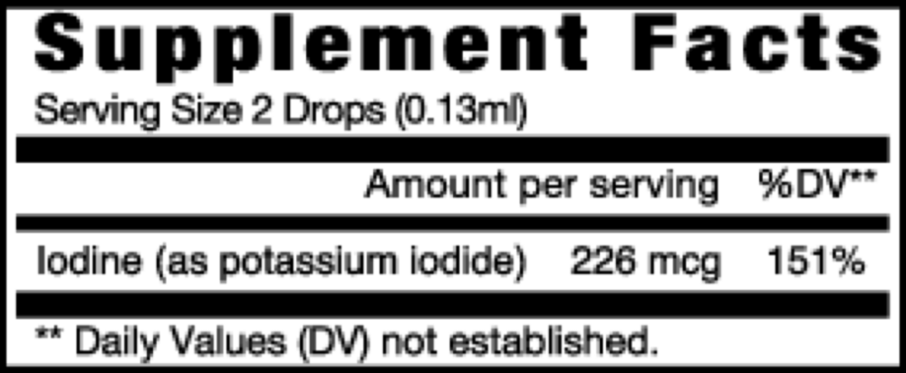 Eidon Ionic Minerals - Iodine Liquid