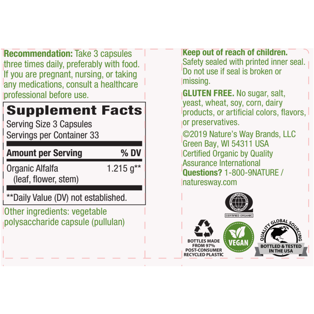 Alfalfa Young Harvest