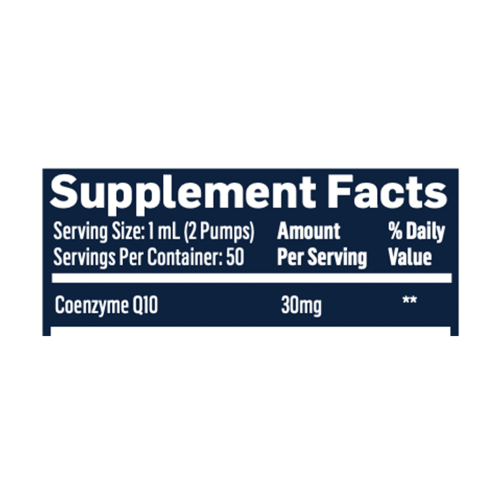Nanoemulsified CoQ10