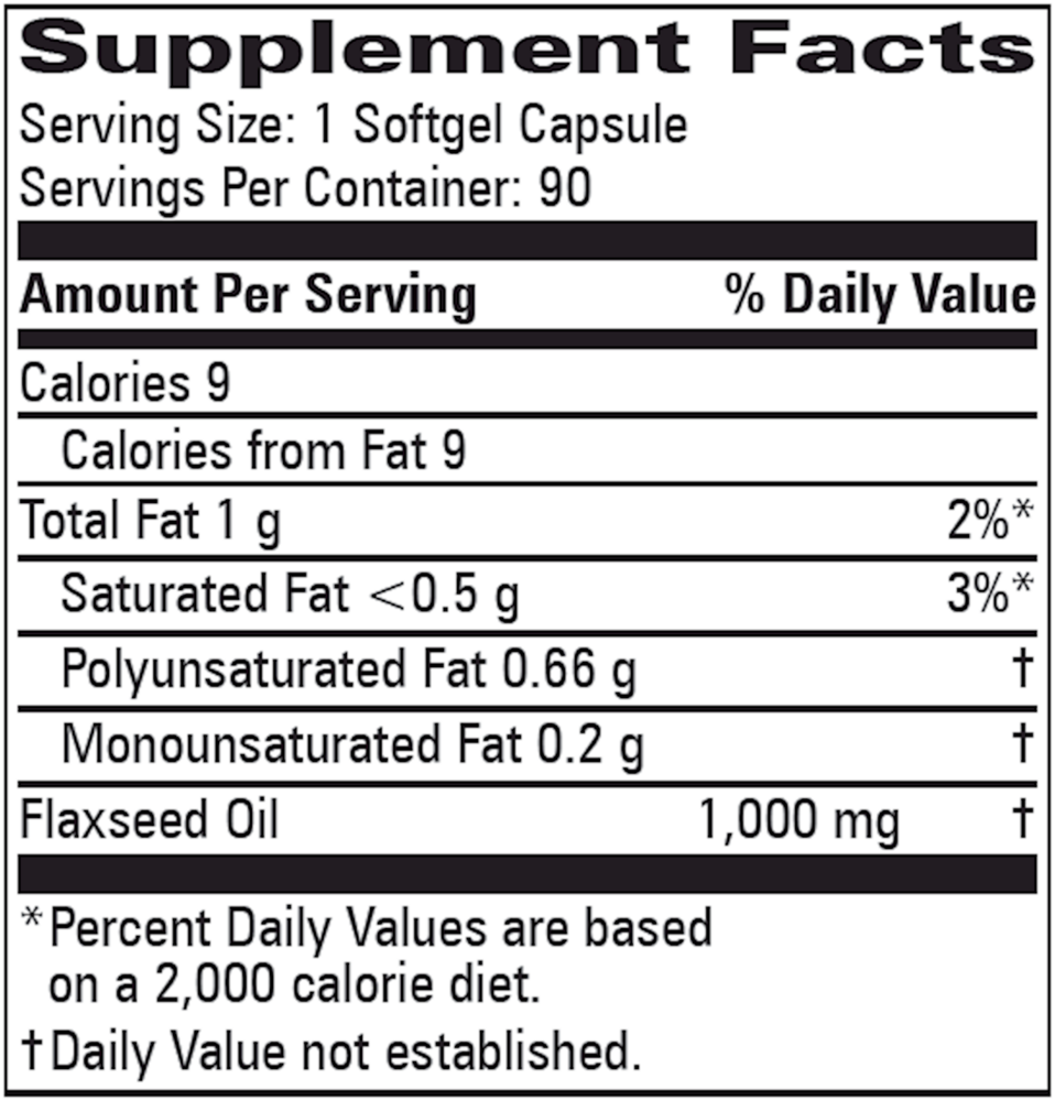 Flax Oil Capsules