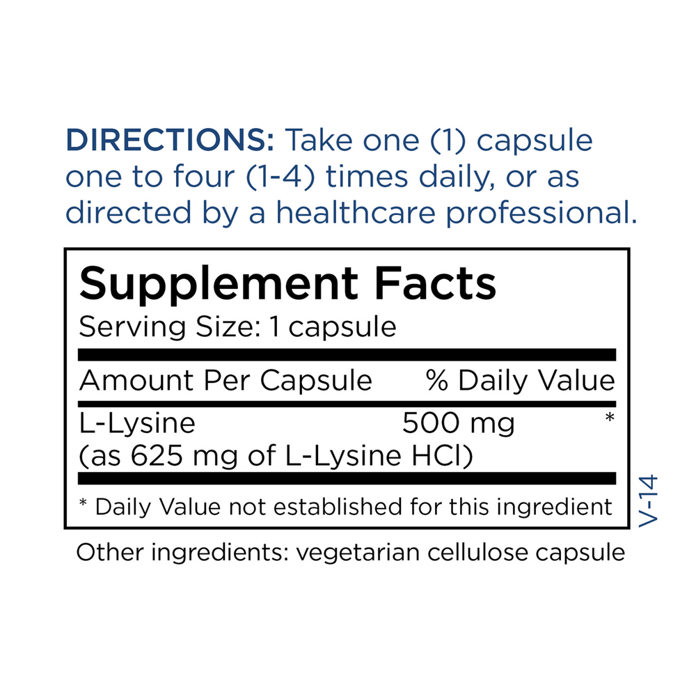 L-Lysine 500mg