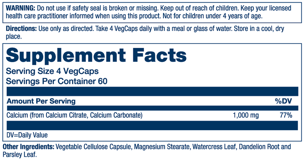 Calcium Citrate 1000mg